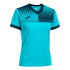 T-shirt Football Joma by Short Sleeve Eco Supernova Turquoise Fluorine Marinoniña