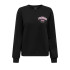 Sweat Only Onlkimmie L/S O-Neck Noir Femme