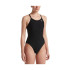 Maillot de bain Natation Nike Femme de Solid Black