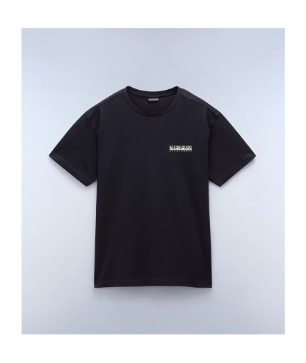 T-shirt Napapijiri S-Linth Ss Noir Homme