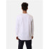 T-shirt Champion Homme T-Shirt manches longues à col crêpé blanc
