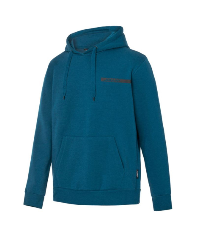 Sweat Joluvi Homme Sweat à capuche imprimé bleu...