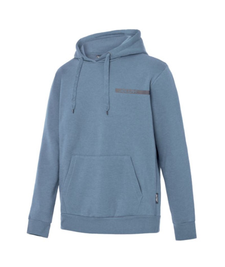 Sweat Joluvi Homme Hoodie Print Steel Blue