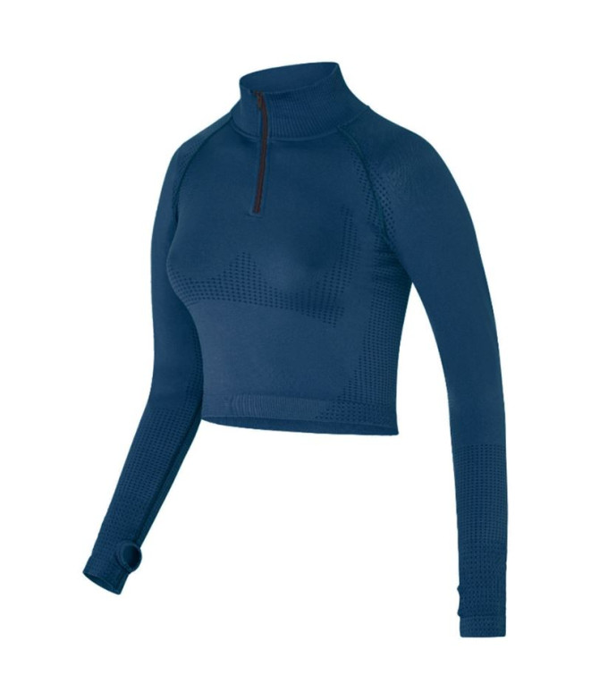 T-shirt Joluvi Femme Ana Half Lake Blue - Lake...