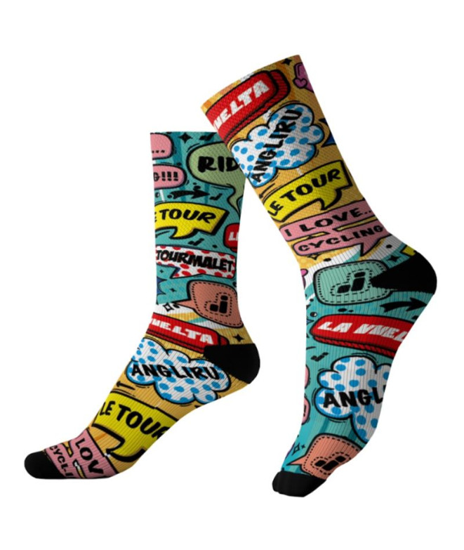 Fitness Joluvi Unisexe Chaussettes de Funky...
