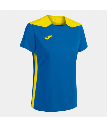 T-shirt Joma Femme Manches courtes Championnat VI Jaune...