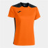 T-shirt Joma Femme Manches courtes Championnat VI Orange Noir