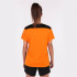 T-shirt Joma Femme Manches courtes Championnat VI Orange Noir