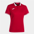 Polo Joma Femme championnat de football VI Rouge Blanc