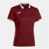 Polo Joma Femme de Futbol Championship VI Bordeaux White