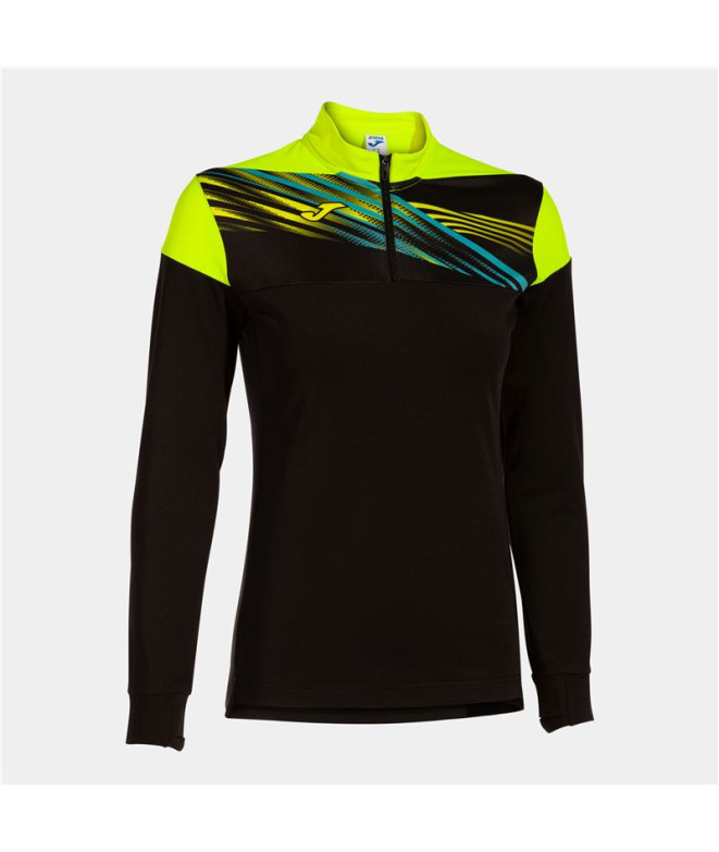 Sweat Football Joma de Elite X Noir Jaune Fluor...