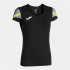 T-shirt Joma Femme Manches courtes Elite XI Noir Fluor Jaune