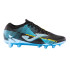 Football Joma Propulsion Cup 2401 Black Turquoise Firm Ground Boots