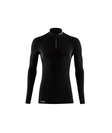 T-shirt Lurbel Alaska Manches Longues Zip Noir