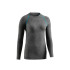 T-shirt de Trail Lurbel Manches Longues Merino Femme Gris/Turquoise