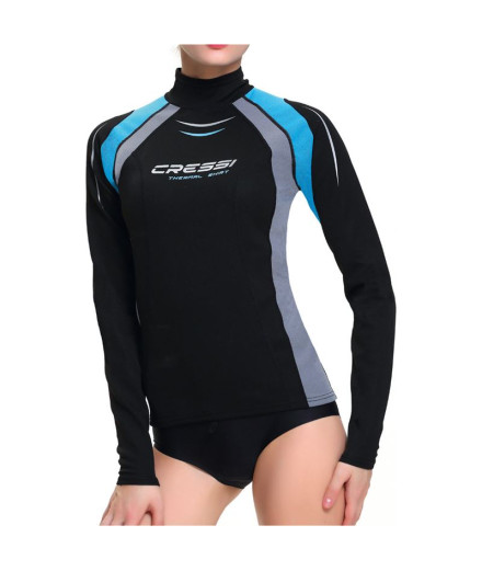 T-shirt thermique à manches longues Cressi femme Femme noir