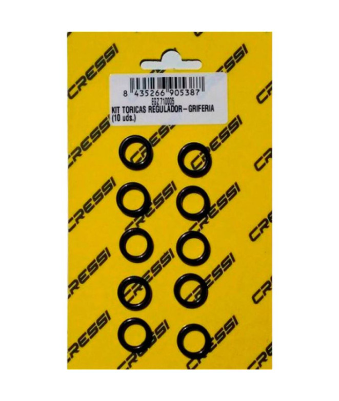 Kit Toricas Régulateur-Fauceterie (10 Uds.) Cressi