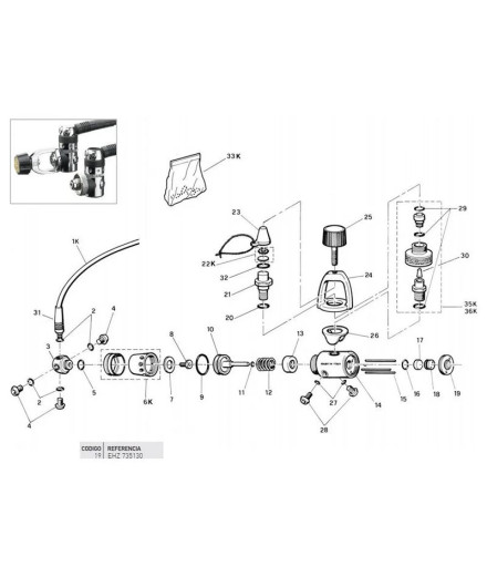 Disque Régulation de la Pression Intermédiaire Ac9 Cressi