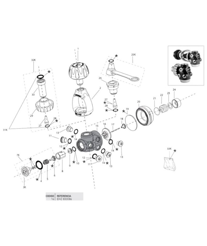 Guia Disque T10 Cressi