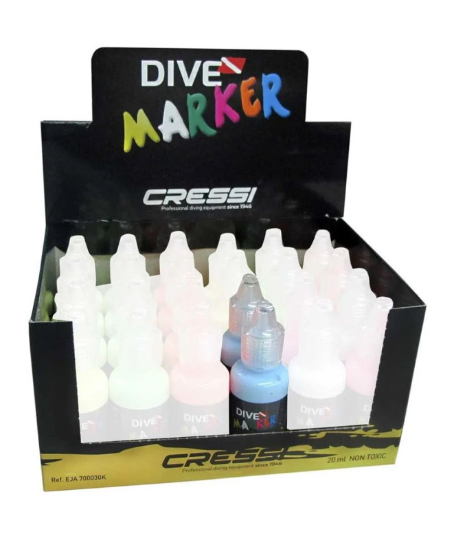 Peinture Cressi Dive Marker Bleu 20 ml