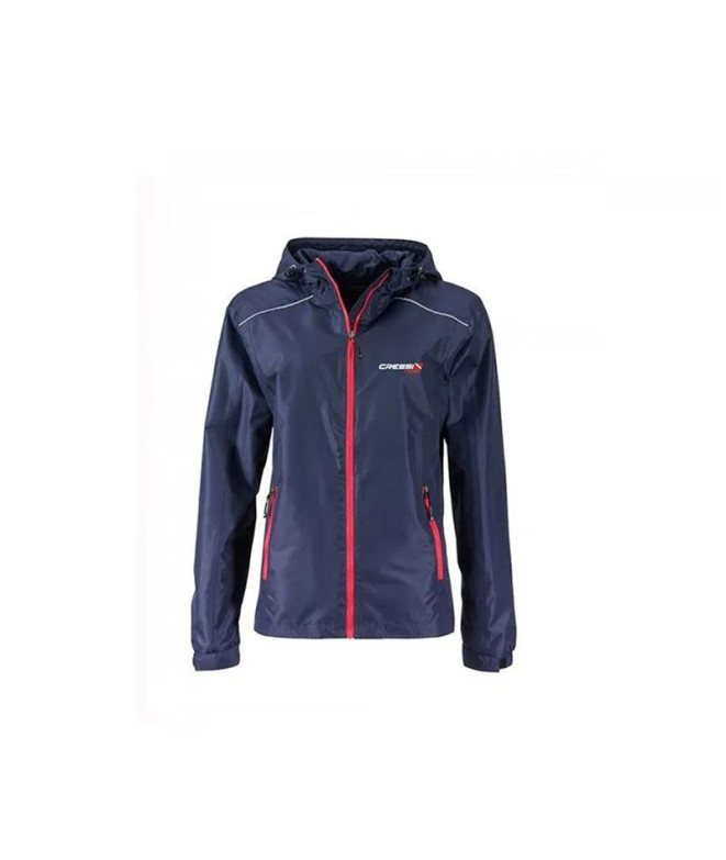 Cortavents Cressi Équipe Femme Marine-Rouge Cressi