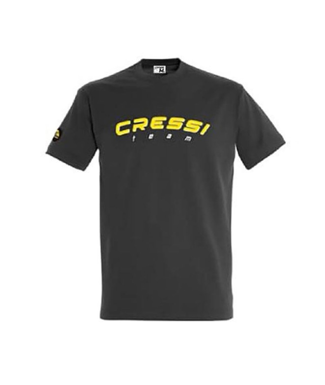 T-shirt Cressi Équipe Homme Marengo-Jaune