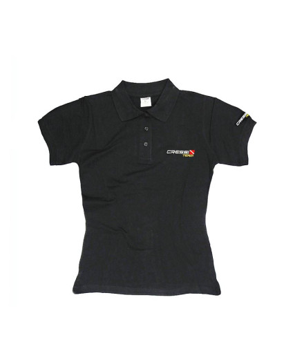 Polo Cressi Équipe Femme Noir