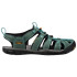 Sandales Montagne de Keen Clearwater Cnx Leather Mineral Blue/Yellow Femme