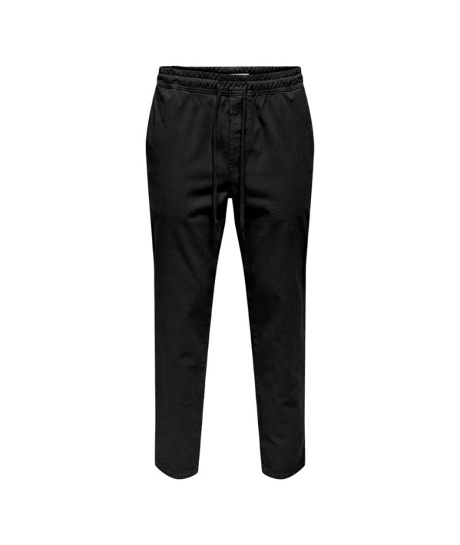 Pantalons Only & Sons Onslinus Taper 0183 Noir...