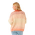 Sweat Rip Curl Femme Soleil Rib Knit Crew Rouge