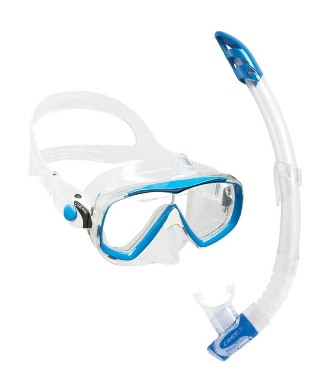 Kit de Plongée Cressi Étoile Vip Transparente Bleu