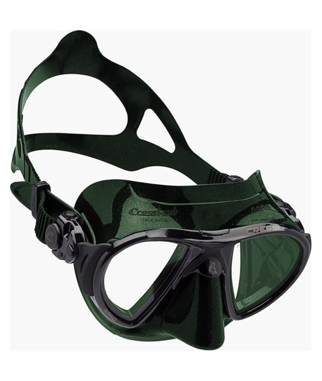 Masque pour Plongée Cressi Nano Unisexe Vert-Noir