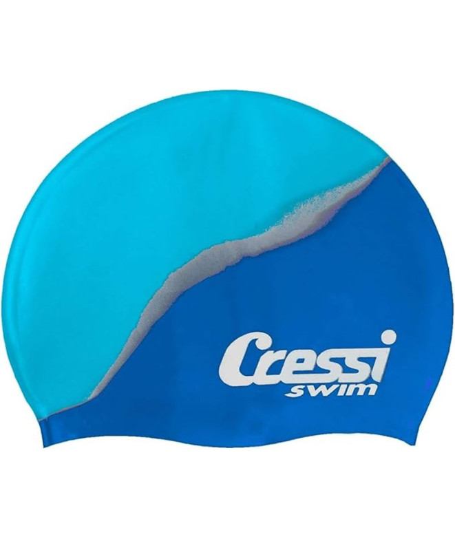 Bonnet de natation Cressi Silicona Enfant Bleu...