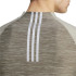 T-shirt Fitness Homme from Gym+ 3 Band 1/4Zip Brown