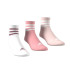 Chaussettes adidas Enfant 3 Band Cushioned Sportswear Mid Cut 3 Pair White