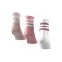 Chaussettes adidas Enfant 3 Band Cushioned Sportswear Mid Cut 3 Pair White