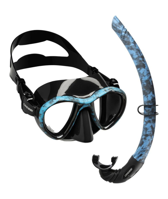 Kit de Plongée Cressi Metis Camouflage Bleu Foncé