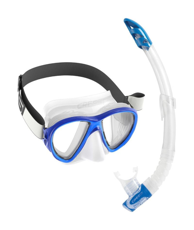 Kit de Plongée Cressi Fiji Tx Transparent-Bleu