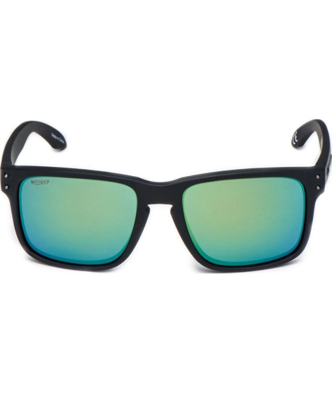 Lunettes Cressi Blaze Noir Mat-Verre Vert Miroir