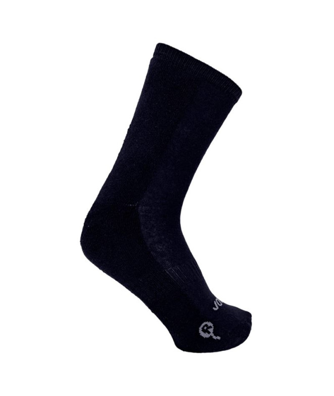 Chaussette Joluvi Ctton Step Haut P.3 Noir Enfant