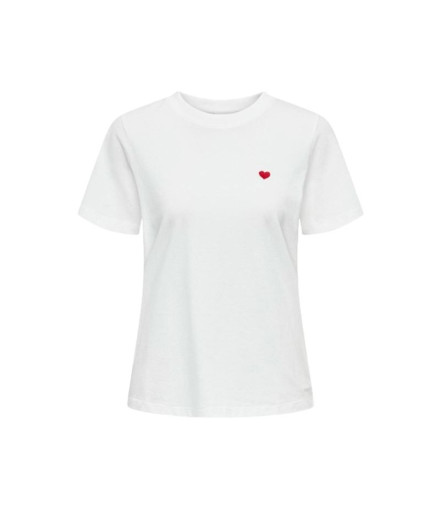 T-shirt Only Jdypisa S/S Print Femme Cloud Dancer