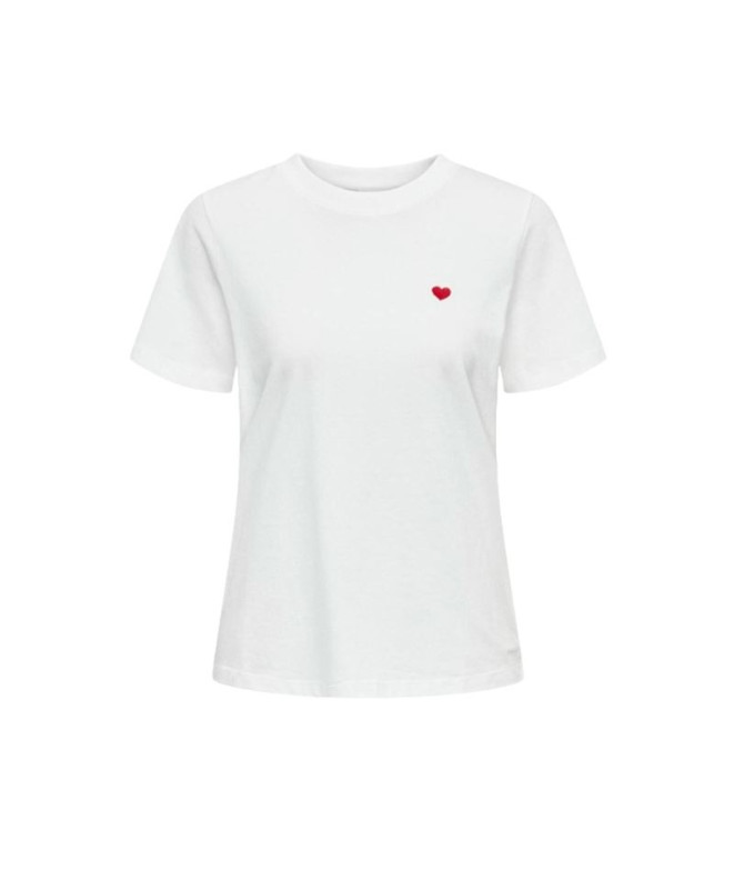 T-shirt Only Jdypisa S/S Print Femme Cloud Dancer