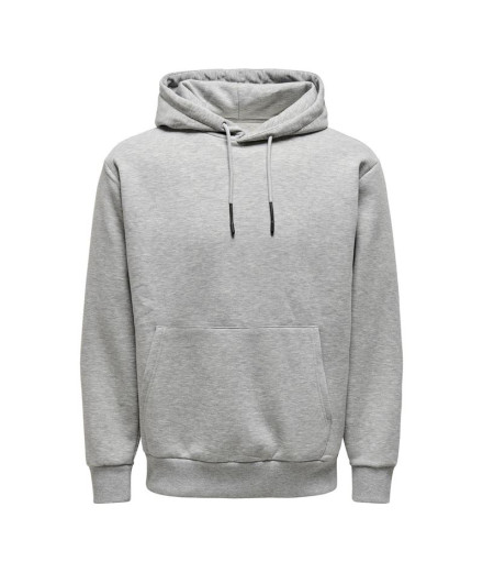 Sweat Only & Sons ceres ie Light Grey Melange Homme