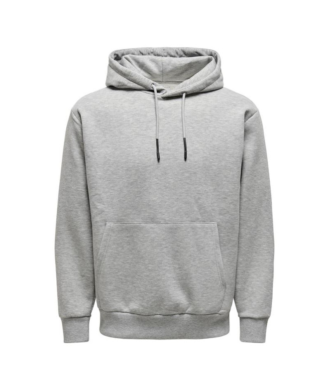 Sweat Only & Sons ceres ie Light Grey Melange...