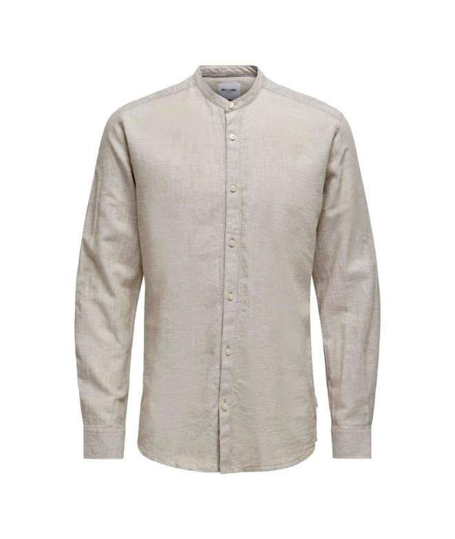 Chemise Only & Sons caidenSolid Lin en Mao...