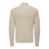 Sweat Only & Sons phil Reg 12 Struc Half Zip Silver Lining Homme