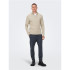 Sweat Only & Sons phil Reg 12 Struc Half Zip Silver Lining Homme