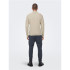 Sweat Only & Sons phil Reg 12 Struc Half Zip Silver Lining Homme