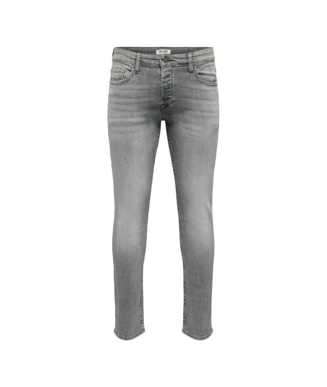 Pantalons Only & Sons loom Slim Gris 3227 Dcc...