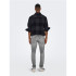 Pantalons Only & Sons loom Slim Gris 3227 Dcc Gris Denim Homme